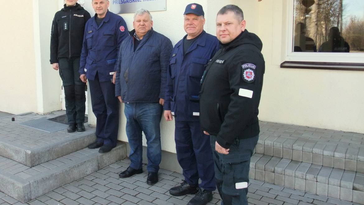 Svečiuose policijos bendruomenės pareigūnai